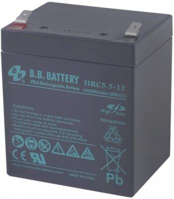 Батарея BB Battery 12В, 5.5Ач, 90мм*70мм*102мм HRC 5.5-12 HRC 5.5-12