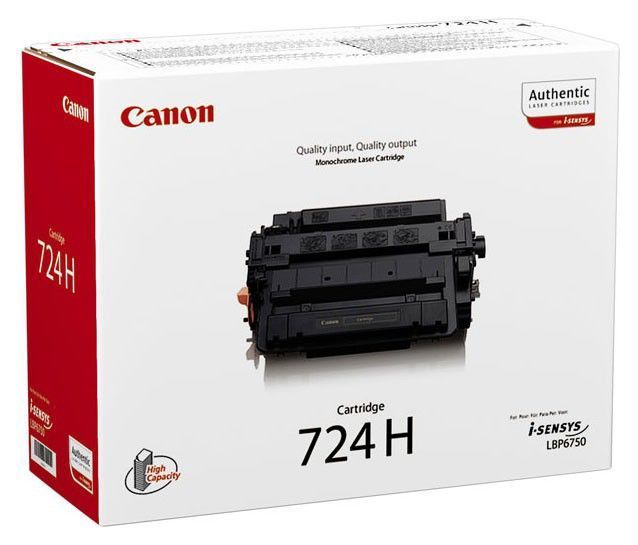 Тонер-картридж Canon 724 H для LBP 6750/6780 (12500 стр.) 3482B002 3482B002