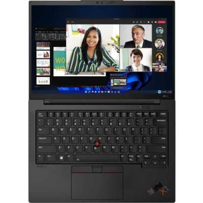 Ноутбук Lenovo 14" IPS WUXGA ThinkPad X1 Carbon G10 black (Core i5 1235U/16Gb/256Gb SSD/VGA int/FP/W11Pro) 21CB006ART 21CB006ART