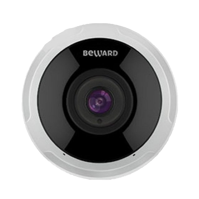 Панорамная IP камера Fisheye Beward 12 Мп, 1/1.7'' КМОП Sony Starvis, 0.01 лк (день)/0.005 лк (ночь), 4000x3000, 30 к/с, 2xWDR до 120 дБ, 4 потока H.265/Н.264, объектив fisheye, управление ePTZ SV6020FLM SV6020FLM