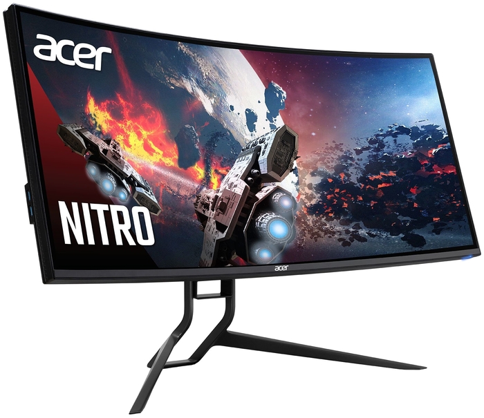 Монитор Acer 34" Nitro XR343CKPbmiipphuzx ,21:9, IPS, HDR 400,3440x1440, 180Hz(over) DP, TypeC, 1ms , 550 (HDR 400 )nits, 2xHDMI + 2xDP + Type-C(PD85W) + USB3.0x4+USB-B + Колонки 7Wx2, 98% DCI-P3 UM.CX3EE.P01 UM.CX3EE.P01 #2