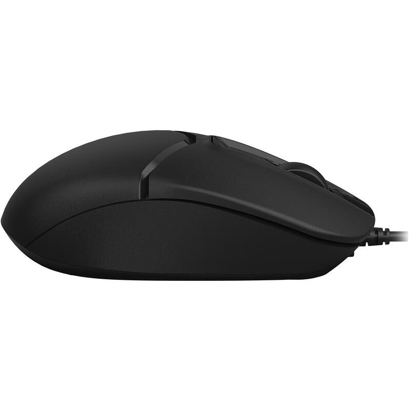 Мышь A4Tech Fstyler черная, проводная, оптическая (1200dpi) silent USB (3but) FM12S black FM12S black