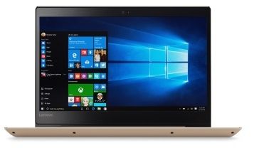 Ноутбук Lenovo 520S-14IKB 14.0" FHD, Intel Core i5-7200U, 8Gb, SSD 256Gb, noDVD, NVidia G940MX 2Gb, Win10, золотистый (80X2000VRK) 80X2000VRK