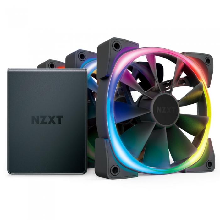 Вентилятор NZXT Aer RGB 2 - Single 120mm  RTL HF-28120-B1 HF-28120-B1