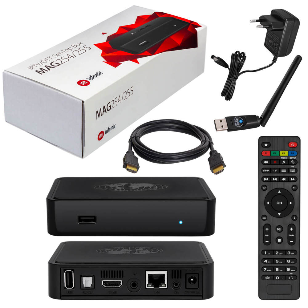 MAG-254 IPTV STB Телевизионная приставка MAG-254