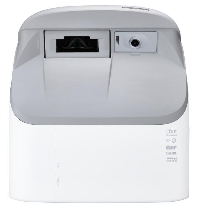 Проектор ViewSonic PS750HD DLP, 1080p 1920x1080, 3300Lm, 10000:1, HDMI, LAN, 2x10W speaker, lamp 7500hrs, interactive, ultra short-throw, White, 6.1kg VS16952 VS16952