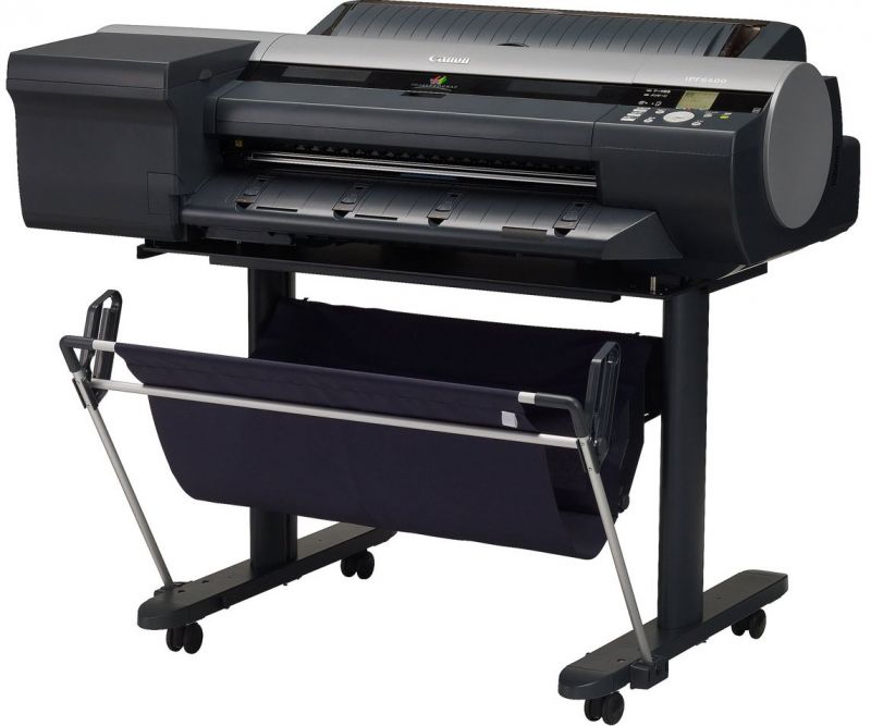 Плоттер Canon iPF6450 24"/610mm, 12 colors (макс 300ml), 2400x1200dpi, 384Mb, 250Gb, полистовая подача, фронтальная загрузка рулона, USB/GLAN 6554B003 6554B003