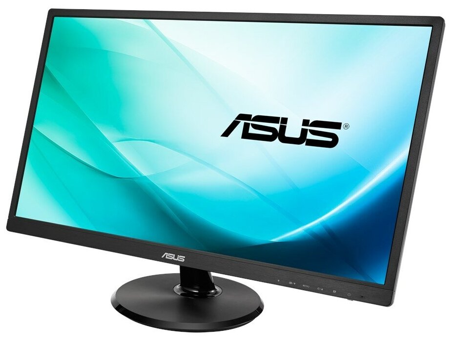 Монитор Asus  23.8" VA LED, 1920x1080, 5ms, 250cd/m2, 178°/178°, 3000:1 (100Mln:1), D-Sub, DVI, Tilt, Blue Light Filter & Flicker free, VESA, Black  VA249NA VA249NA
