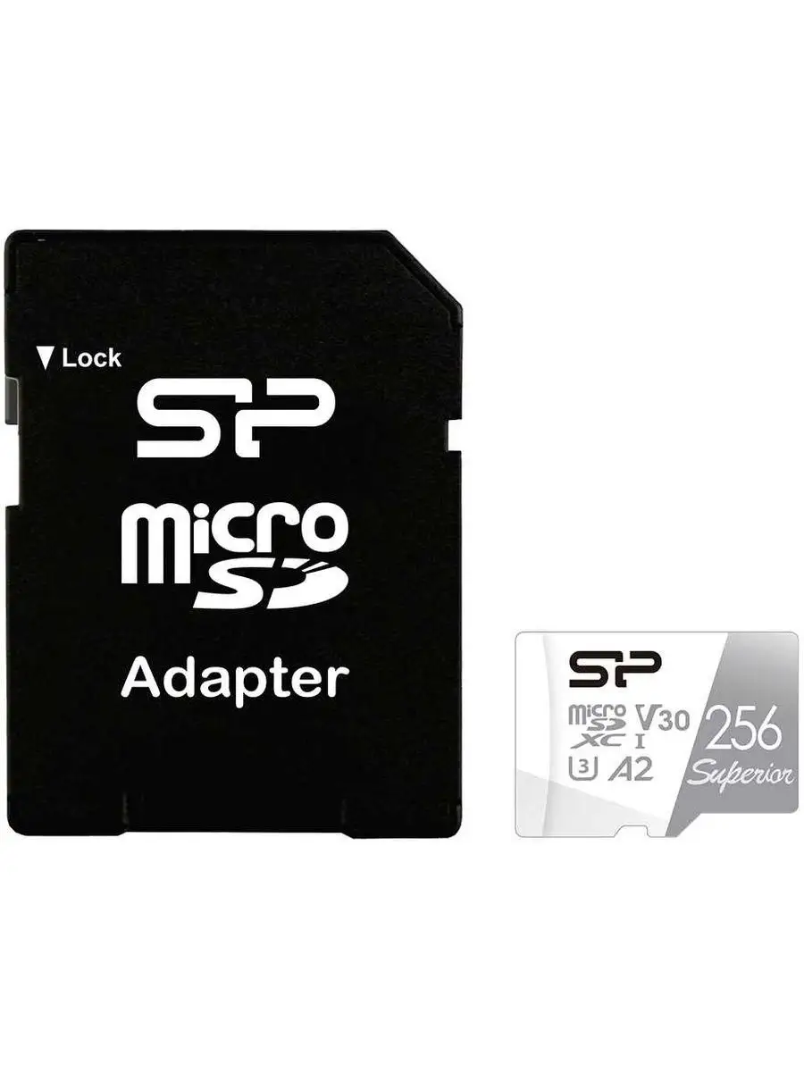 Карта памяти Silicon Power SP256GBSTXDA2V20SP 256GB,microSDXC,Superior Pro,A2,Class 10,UHS-I,U3,Colorful,100/80 Mb/s,SD адаптер SP256GBSTXDA2V20SP SP256GBSTXDA2V20SP