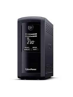 Источник бесперебойного питания CyberPower Value Pro 1000Va/550Wt, line-interactive, 4*Shuko, LCD, tower VP1000ELCD VP1000ELCD
