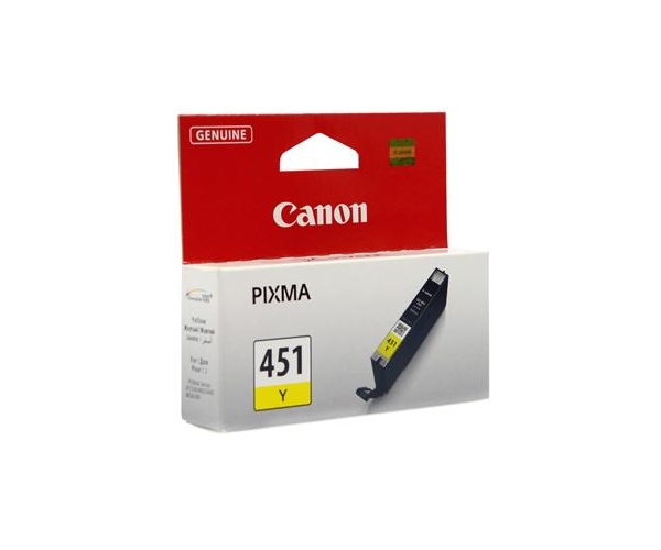 Картридж струйный Canon CLI-451Y 6526B001 желтый для PIXMA iP7240/MG6340/MG5440 CLI-451Y
