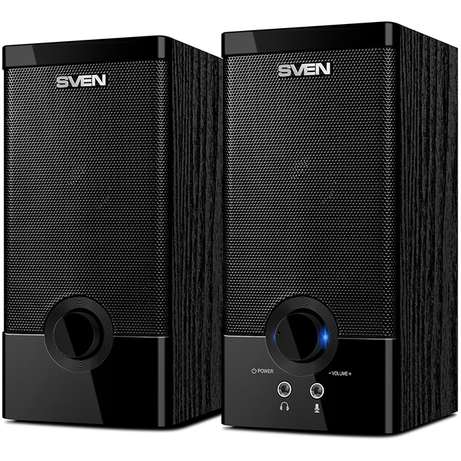 Колонки Sven SPS-603, чёрный, 2.0, USB, мощность 2x3 Вт(RMS) SV-015183 SV-015183