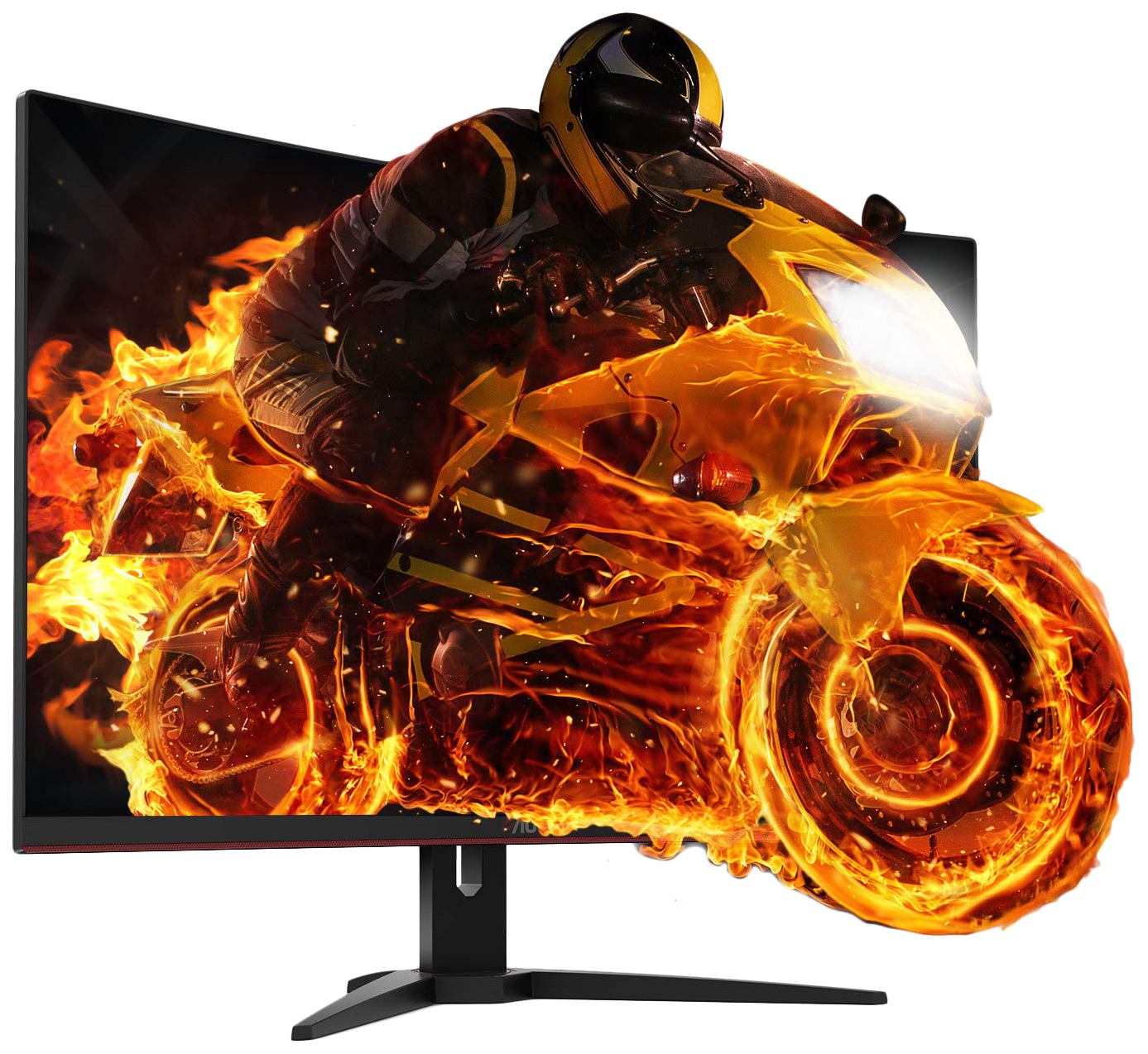 Монитор AOC 32" Black (VA, изогнутый, 2560x1440, 144Hz, 1 ms, 178°/178°, 300 cd/m, 80M:1, +HDMI 1.4, +HDMI 2.0) CQ32G1 CQ32G1 #7