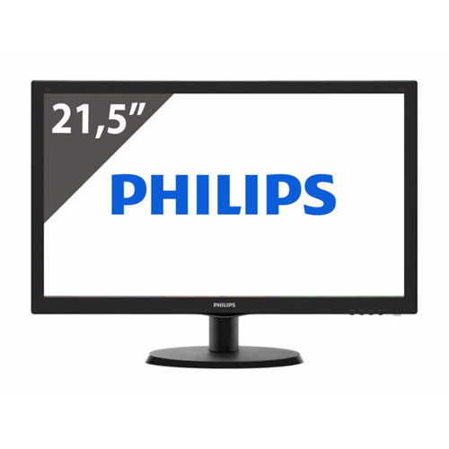 Монитор Philips 21.5" (00/01) черный TN LED 16:9 HDMI матовая 600:1 200cd 1920x1080 D-Sub FHD 2.61кг 223V5LHSB2 223V5LHSB2