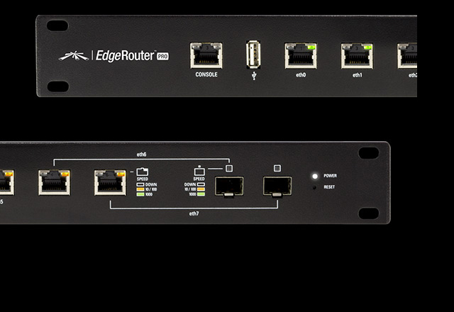 Маршрутизатор EdgeRouter-Pro, 8 GE, 2 SFP ERPro-8(EU)