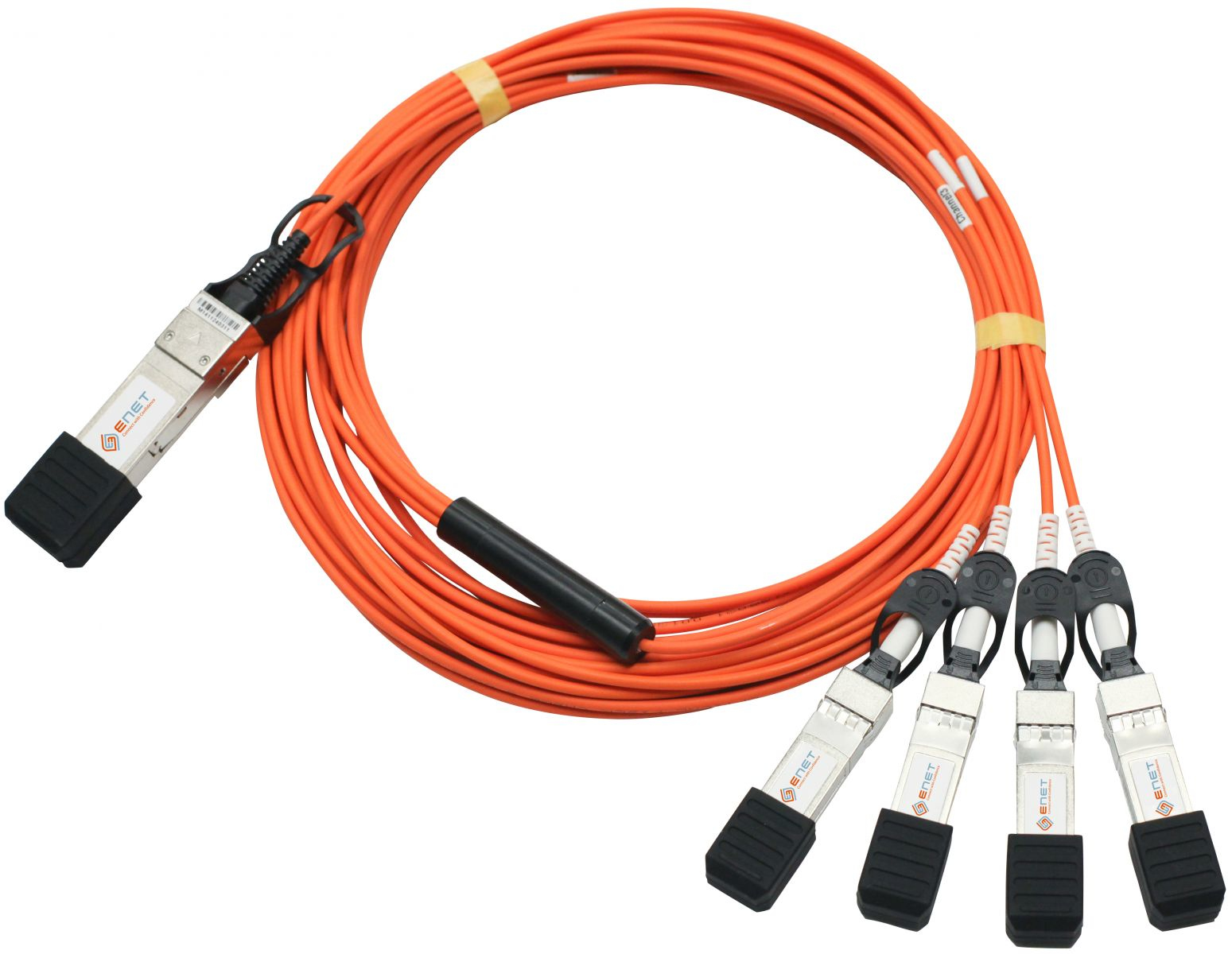 Кабель Cisco 40GBase-AOC QSFP to 4 SFP+ Active Optical breakout Cable, 10-meter (QSFP-4X10G-AOC10M=) QSFP-4X10G-AOC10M=