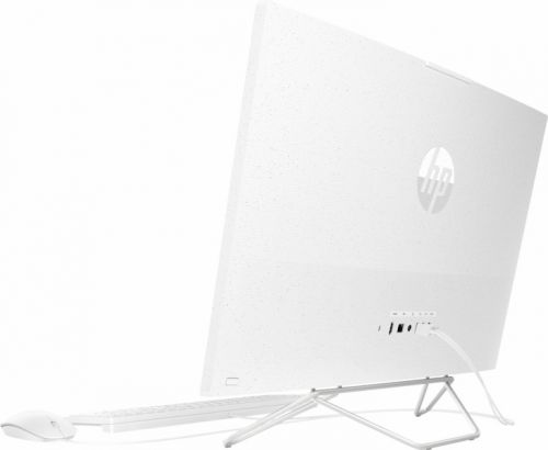 Моноблок HP 27-cb0035ur AiO 27"(1920x1080)/AMD Ryzen 5 5500U(2.1Ghz)/8192Mb/256PCISSDGb/noDVD/Int:AMD Intergrated Graphics /Cam/WiFi/war 1y/Starry White/FreeDOS + kbd/mouse 5D225EA 5D225EA