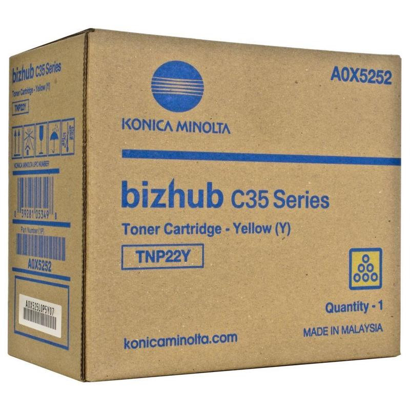 Тонер Konica-Minolta bizhub C35/C35P желтый (TNP-22Y/A0X5252) TNP-22Y/A0X5252 #1