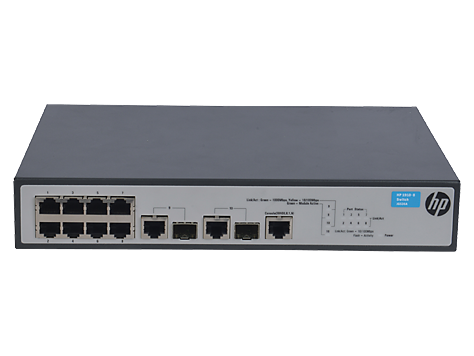 Коммутатор HPE 1910-8 управляемый 19U 8x10/100BASE-TX 2x10/100/1000BASE-T 2x10/100/1000BASE-T/SFP JG536A JG536A