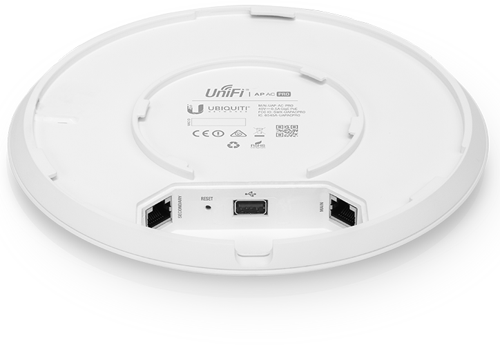 UniFi AC. Точка доступа WiFi 802.11ac 1300 Mbps, indoor, работает с контроллером UniFi. UAP-AC(EU)