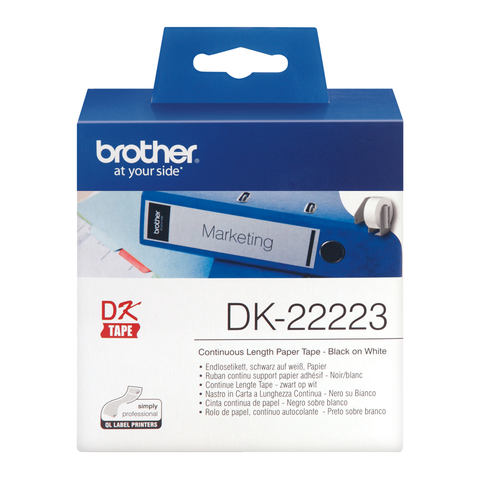 Наклейка Brother DK22223 адресная Continuous Paper labels 50ММ DK22223 DK22223