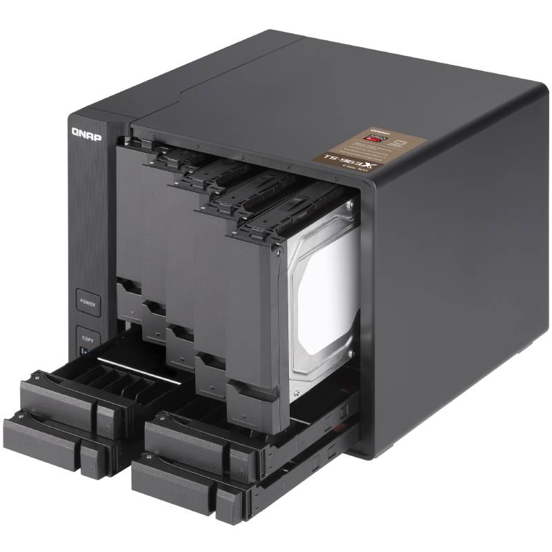 Сетевой RAID-накопитель QNAP настольное исполнение 9BAY NO HDD TVS-951X-2G TVS-951X-2G