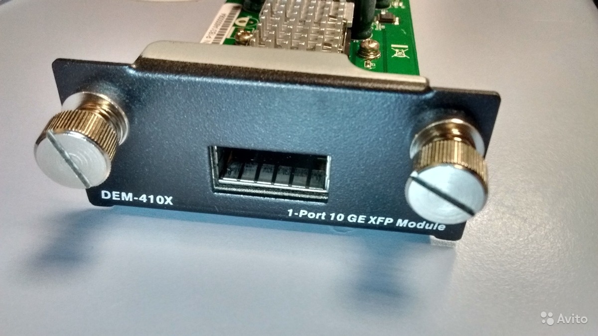 Модуль D-Link Module for DGS-3400, DGS-3600 series, DWS-3026, DWS-4026 with 1 10GBase-X XFP port DEM-410X/A3A DEM-410X/A3A #4