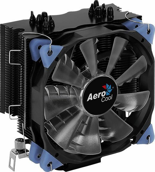 Вентилятор Aerocool Verkho 5 DARK Soc-FM2+/AM2+/AM3+/AM4/1150/1151/1155/2011/ 4-pin 15-27dB Al+Cu 150W 741gr LED VERKHO 5 DARK PWM VERKHO 5 DARK PWM