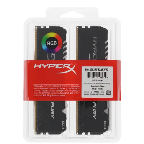Модуль памяти Kingston 32GB PC25600 DDR4 K2 HX432C16FB3AK2/32 HX432C16FB3AK2/32 #3