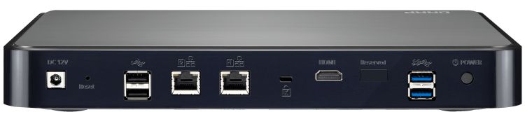 Сетевой RAID-накопитель QNAP 2 отcека для HDD, пассивное охлаждение, HDMI-порт. Intel Celeron J1900 2,0 ГГц HS-251+ HS-251+