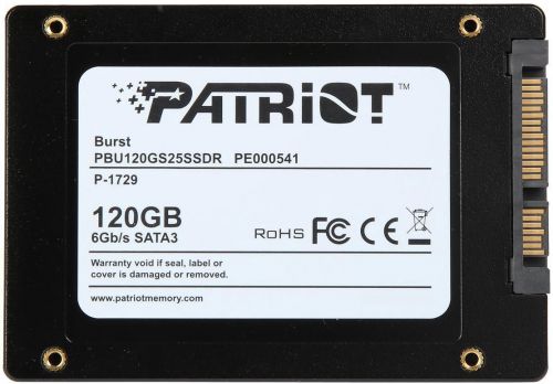 Твердотельный накопитель Patriot Burst SSD 120Гб, 2.5", SATA III PBU120GS25SSDR PBU120GS25SSDR #3