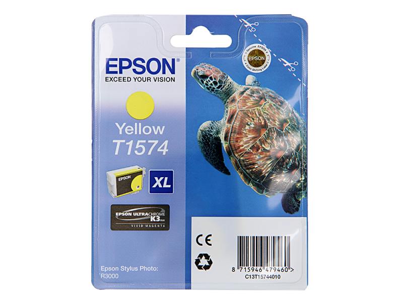 Картридж Epson C13T15744010  для Stylus Photo R3000 (желтый) C13T15744010