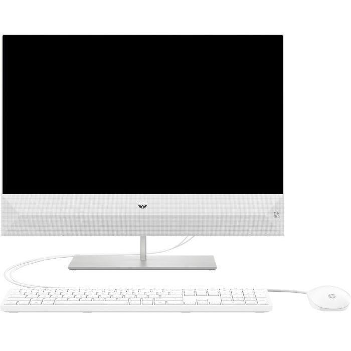 Моноблок HP Pavilion I 27-xa0010ur NT 27" (1920x1080) Core i5-8400T, 8GB DDR4 2666 (2x4GB), 1TB, Intel HD Graphics 630, no DVD, kbd&mouse wired, FHD Webcam, Snowflake White, Win10, 1Y Wty 4XE79EA 4XE79EA