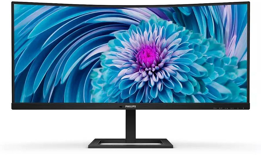 Монитор Philips 34" 346E2CUAE 3440x1440 100Гц VA W-LED 21:9 4(1)ms HDMI DP 4*USB 3.2 USB- C Mega Infinity DCR 3000:1 178/178 300cd HAS Tilt 2*Speakers5W HAS Black A 346E2CUAE/00 346E2CUAE