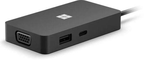 Док-станция Microsoft USB-C хаб  Surface USB-C Travel Hub for Business 1USB/1USB-C/1Ethernet/ 1VGA/1HDMI 4K 60Hz Black чёрный SWV-00010 SWV-00010