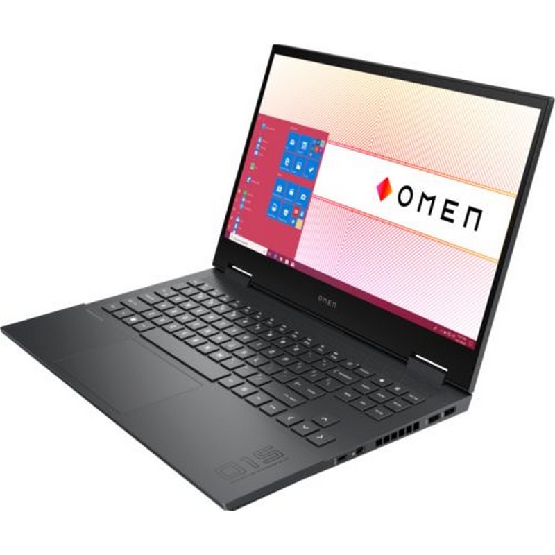 Ноутбук HP Omen 15-en1034ur Ryzen 5 5600H/16Gb/SSD512Gb/NVIDIA GeForce RTX 3060 6Gb/15.6"/IPS/FHD (1920x1080)/Windows 10/dk.silver/WiFi/BT/Cam 3B2T9EA 3B2T9EA