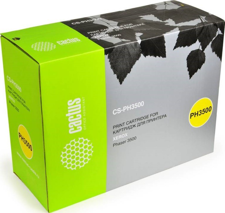 Тонер-картридж Cactus CS-PH3500 106R01149 черный для Xerox Phaser 3500/3500b (12000стр.) CS-PH3500 CS-PH3500