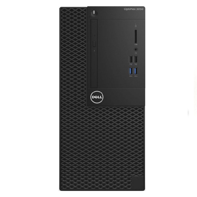 Компьютер Dell OptiPlex 3050 MT (i5 7500 (3.2)/8Gb/1Tb 7.2k/HDG630/DVDRW/ Linux/Eth/240W/клавиатура/мышь/черный/серебристый) (3050-0375) 3050-0375