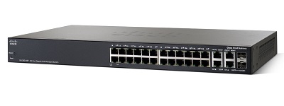 Коммутатор Cisco SB SG300-28PP-K9-EU (28-port Gigabit PoE+ Managed Switch, 180W) (SG300-28PP-K9-EU) SG300-28PP-K9-EU