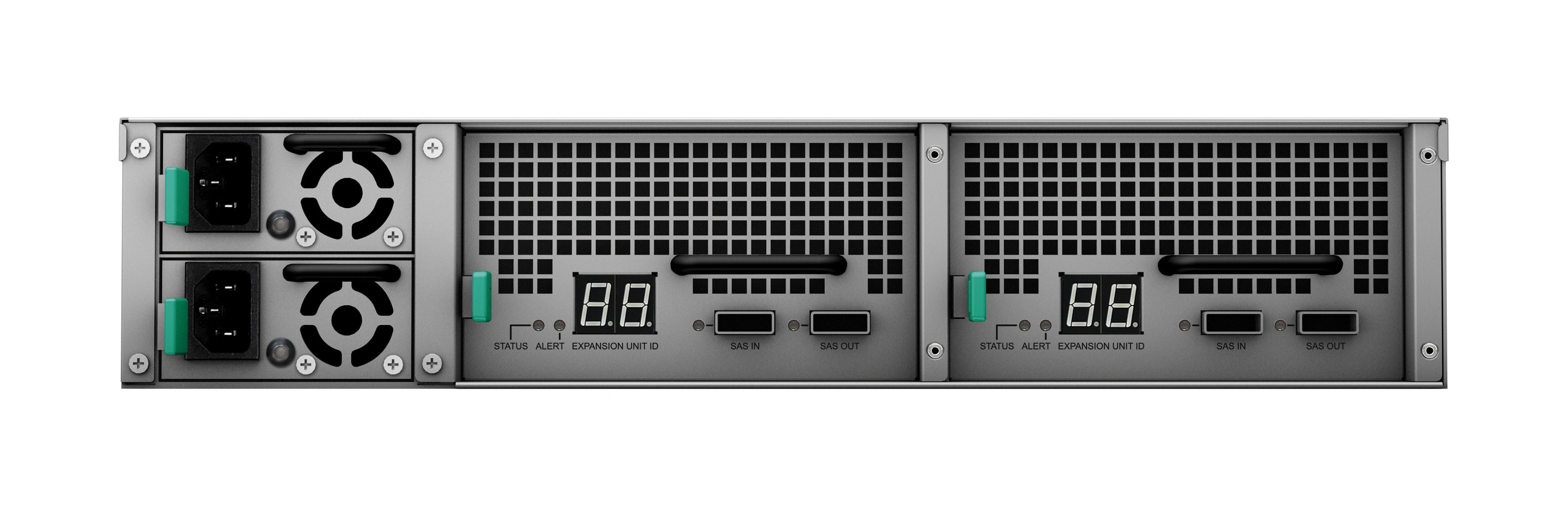 Модуль расширения Synology (Rack 2U) for RC18015xs+ up to 12hot plug HDDs SATA, SAS, SSD(3,5' or 2,5')/2xPS incl SAS Cbl RXD1215SAS RXD1215SAS