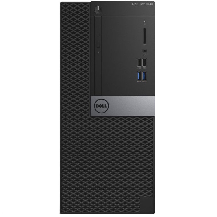 Персональный компьютер Dell OptiPlex 5040 MT, Ci5 6500(3.2GHz,QC), 4GB, 500GB, HD530, DVD+/-RW, keyb, mouse, W7 Pro64(W10 Pro Li 5040-9945 5040-9945