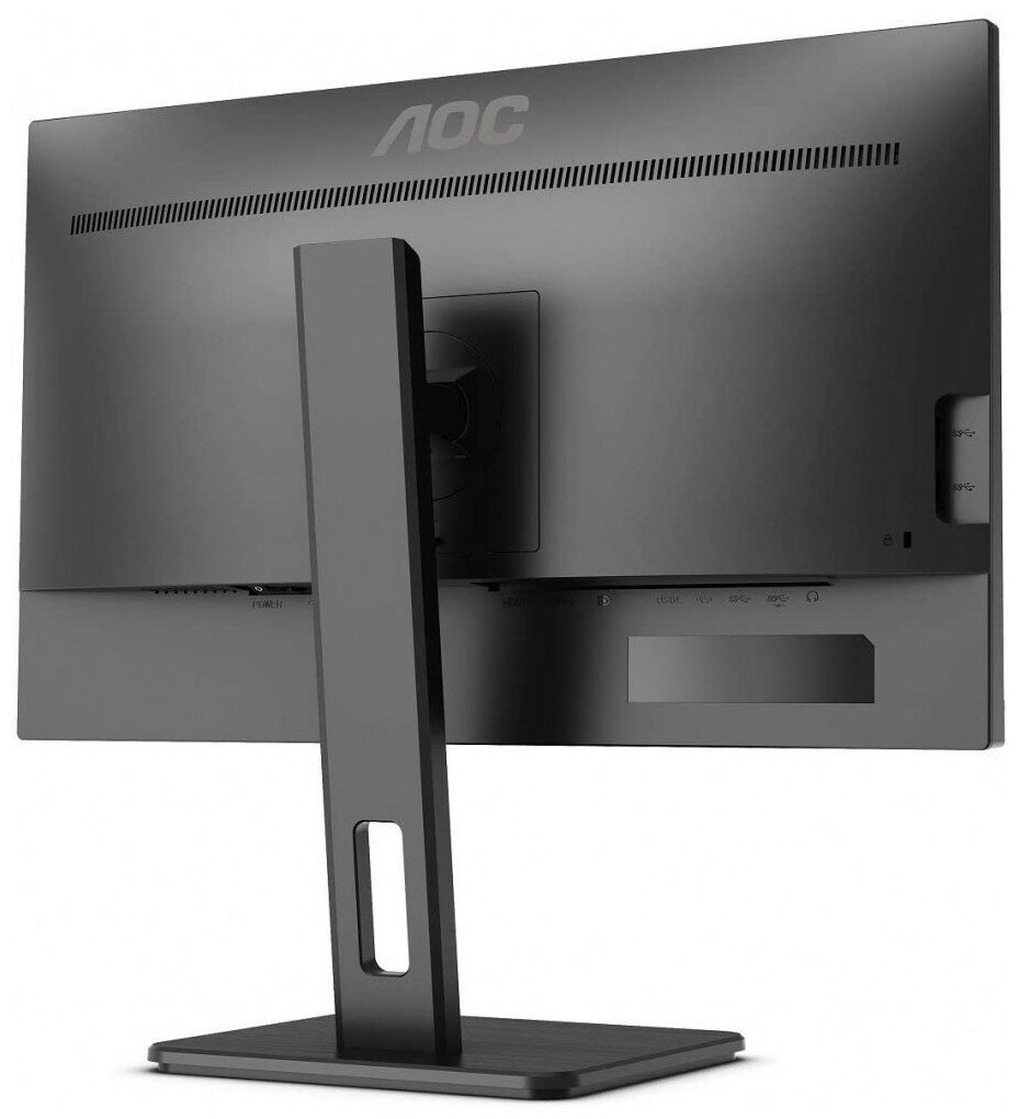 Монитор AOC 27" 1920x1080 75Hz IPS LED 16:9 4ms HDMI DP 4*USB3.2 USB-C 50M:1 1000:1 178/178 250cd HAS Pivot Tilt Swivel Speakers Black 27P2C 27P2C