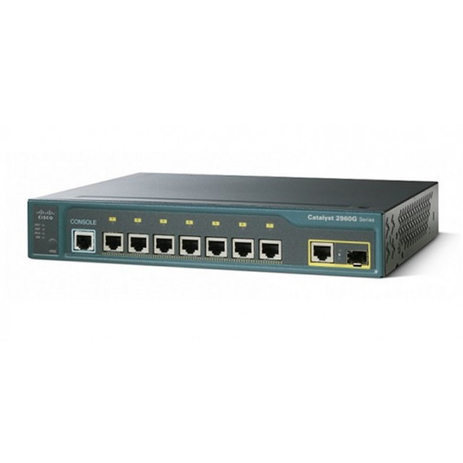 Коммутатор Cisco 7 10/100/1000 + 1 T/SFP LAN Base WS-C2960G-8TC-L WS-C2960G-8TC-L
