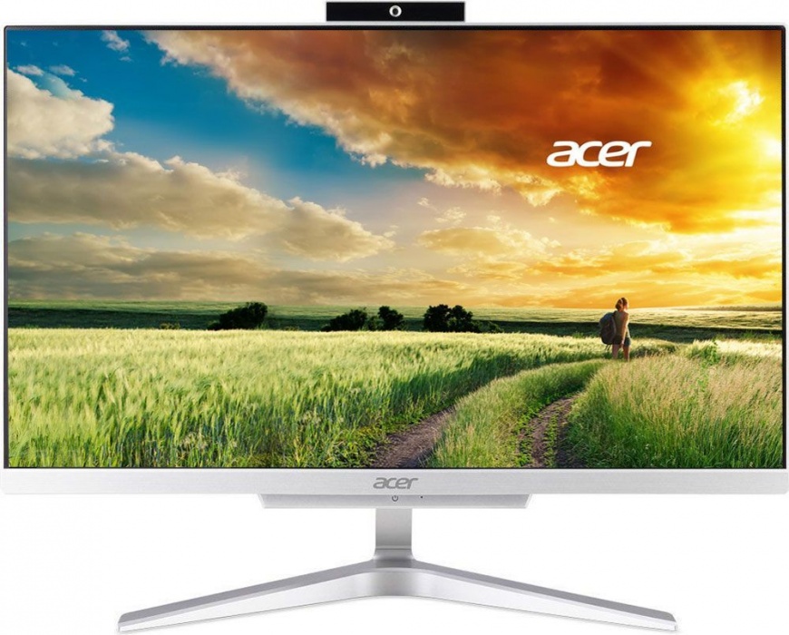 Моноблок Acer Aspire C22-865 21.5" Full HD i3 8130U (2.2)/4Gb/500Gb 5.4k/UHDG 620/CR/Windows 10 Home/GbitEth/WiFi/BT/65W/клавиатура/мышь/Cam/серебристый 1920x1080 DQ.BBRER.001 DQ.BBRER.001