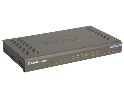 Голосовой шлюз D-Link VoIP Gateway with 8 FXO ports, 1 10/100Base-TX WAN port, and 4 10/100Base-TX LAN ports DVG-6008S DVG-6008S