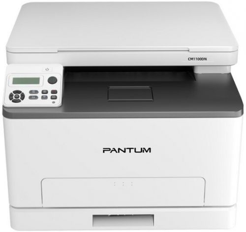 МФУ Pantum CM1100DN, P/C/S, Color laser, A4, 18 ppm (max 30000 p/mon), 1 GHz, 1200x600 dpi, 1 GB RAM, Duplex, paper tray 250 pages, USB, LAN, start. cartridge 10  CM1100DN CM1100DN