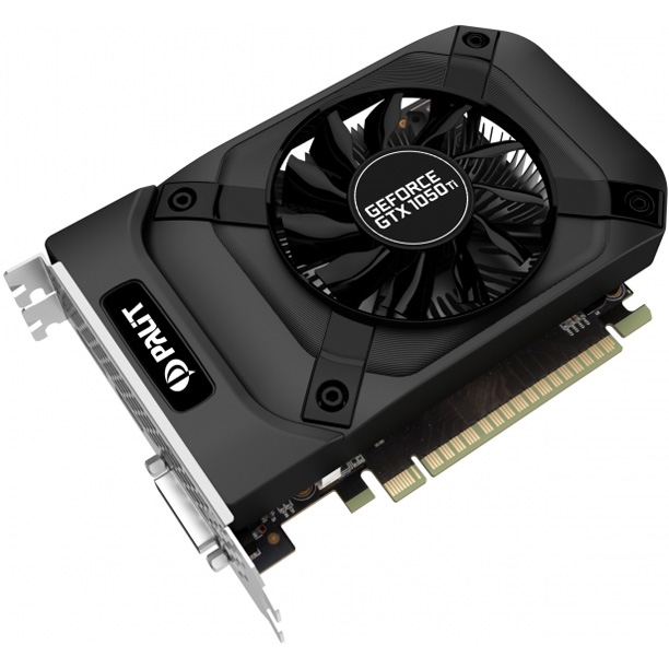 Видеокарта  Palit PCI-E PA-GTX1050Ti KalmX nVidia GeForce GTX 1050TI 4096Mb 128bit GDDR5 1290/7000 DVIx1/HDMIx1/DPx1/HDCP Ret NE5105T018G1-1070H NE5105T018G1-1070H
