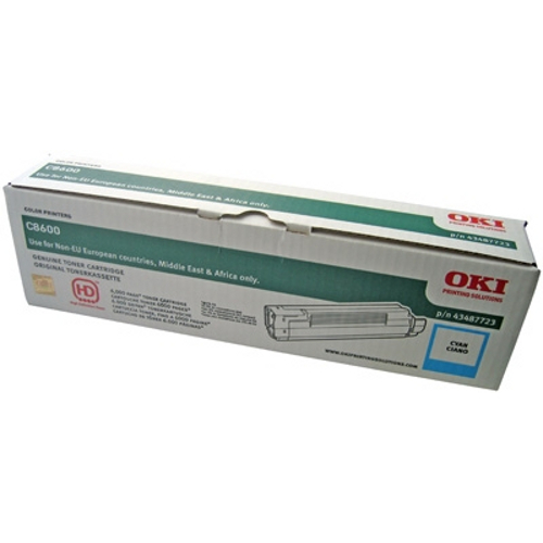 Картридж Oki C8600/8800  голубой (6K) 43487723 43487723