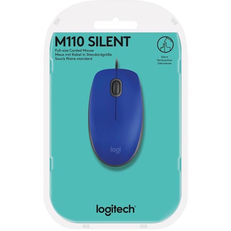 Мышь Logitech Mouse M110, USB, 1000dpi, Blue 910-005488 910-005488 #3