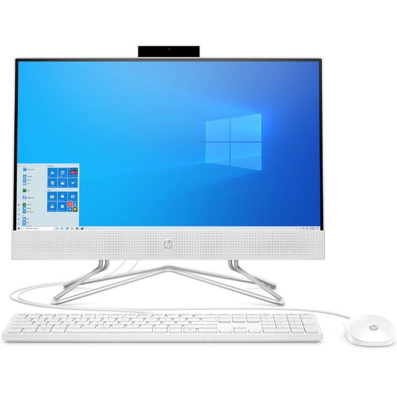 Моноблок HP 22-df1016ur 21.5" Full HD i5 1135G7 (2.4)/4Gb/SSD256Gb/Iris Xe/CR/Windows 10/GbitEth/WiFi/BT/90W/клавиатура/мышь/Cam/белый 1920x1080 2S7Q1EA 2S7Q1EA